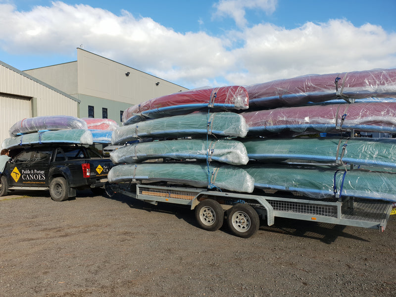 Load image into Gallery viewer, Galvanised Custom Canoe Trailer