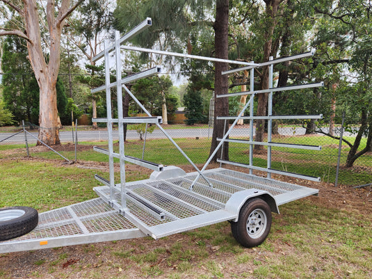 Galvanised Custom Canoe Trailer