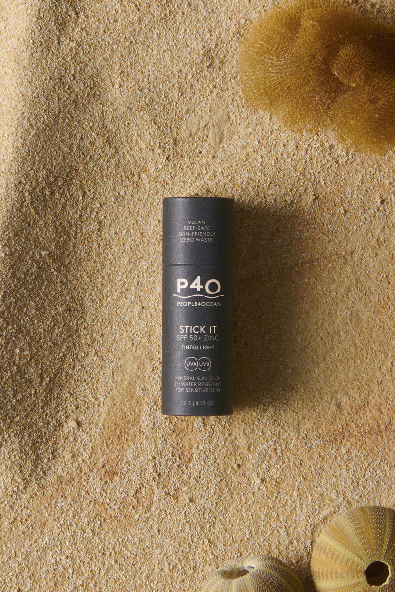 Load image into Gallery viewer, People4Ocean SPF 50+ Zinc Stick | Tinted Light 25g