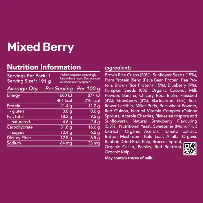 Load image into Gallery viewer, Radix Mixed Berry Original 400 Breakfast v9.0