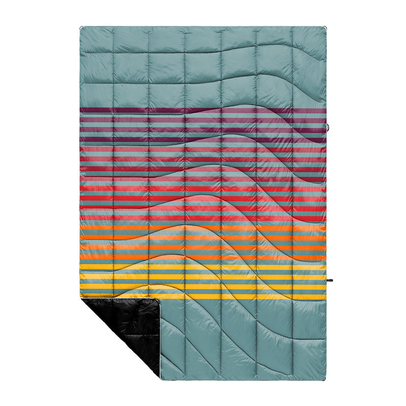 Load image into Gallery viewer, Rumpl Nanoloft Puffy Blanket - Glacier Rays