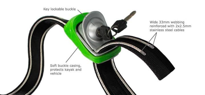 Load image into Gallery viewer, Kanulock Lockable Tiedown Set 3.3m/11ft