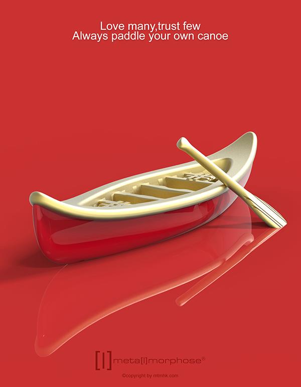 Load image into Gallery viewer, Canoe Key Ring