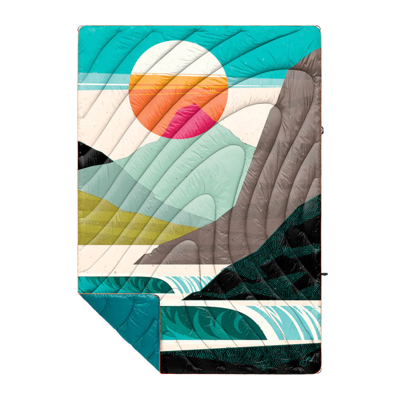 Load image into Gallery viewer, Rumpl Original Puffy Blanket - Salty Mountain Air