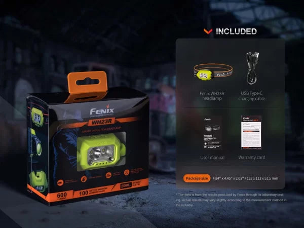 Load image into Gallery viewer, Fenix WH23R – 600 Lumen USB Rechargeable Work Headlight
