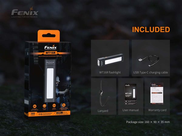 Load image into Gallery viewer, Fenix WT16R Rechargeable Magnetic Flashlight