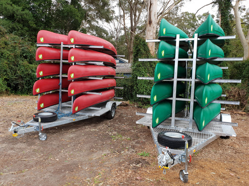 Galvanised Custom Canoe Trailer