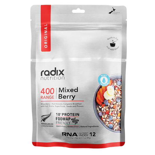 Radix Mixed Berry FODMAP Whey Based Breakfast