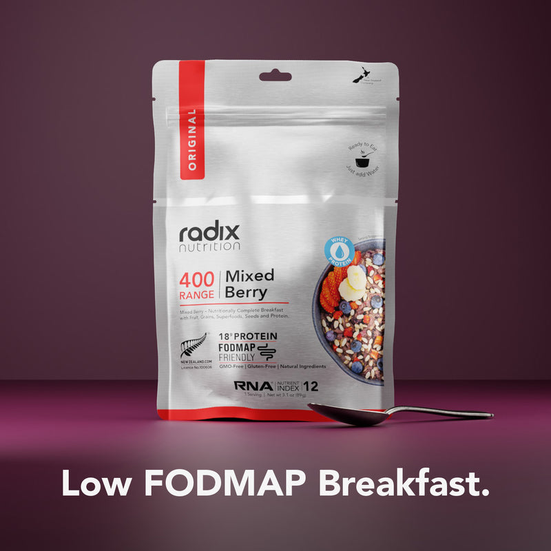 Load image into Gallery viewer, Radix Mixed Berry FODMAP Whey Based Breakfast
