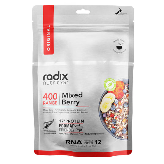 Radix Mixed Berry FODMAP Plant Based Breakfast