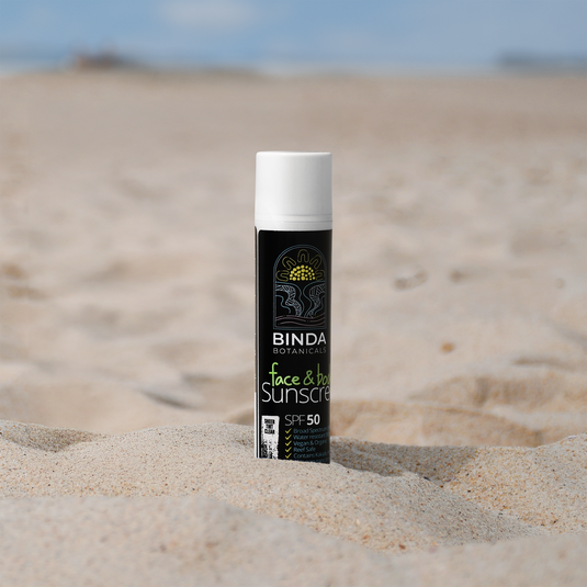Binda Vegan Organic Face and Body Sunscreen | SPF 50