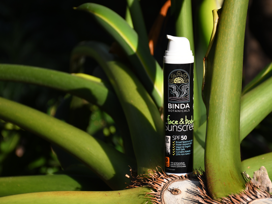 Binda Vegan Organic Face and Body Sunscreen | SPF 50