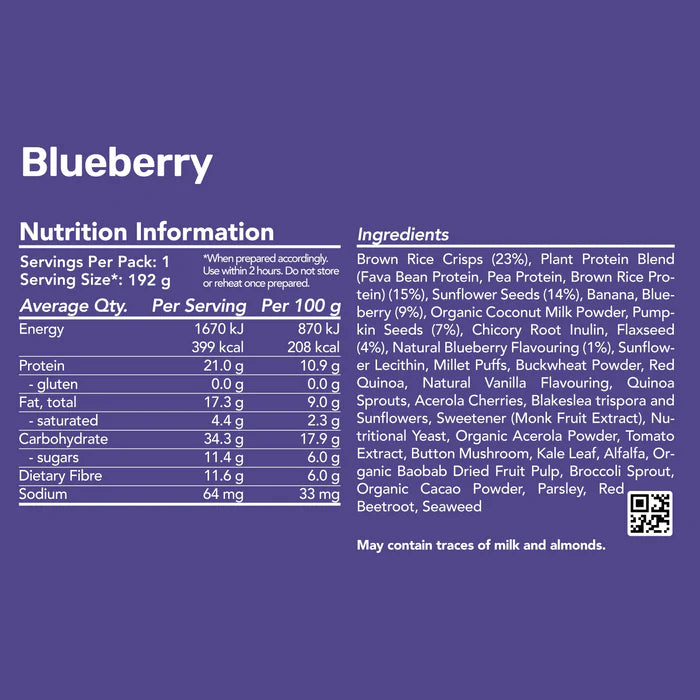 Load image into Gallery viewer, Radix Blueberry Original 400 Breakfast v9.0
