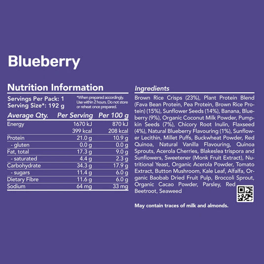 Radix Blueberry Original 400 Breakfast v9.0