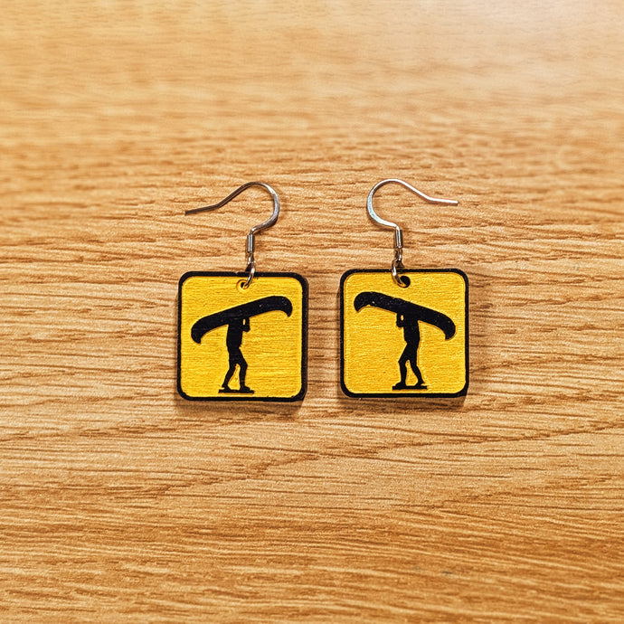 Canoe Portage Earrings