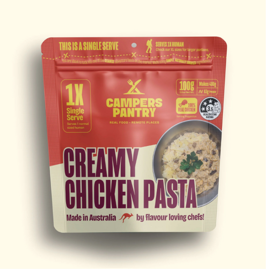Campers Pantry Creamy Chicken Pasta
