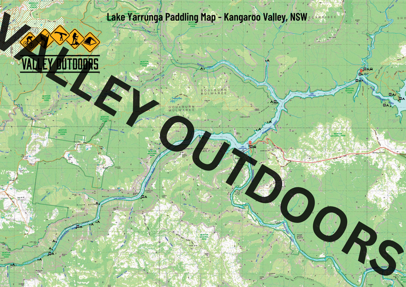 Load image into Gallery viewer, Lake Yarrunga Paddling Map - Kangaroo Valley, NSW
