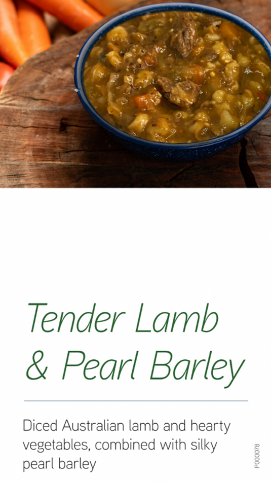 On Track Meals Tender Lamb and Barley